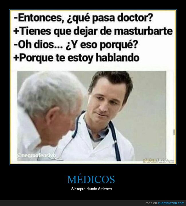 dejar,hablando,médico