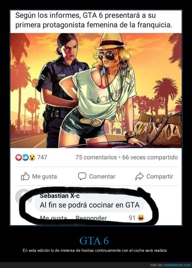 cocinar,comentarios,gta,protagonista