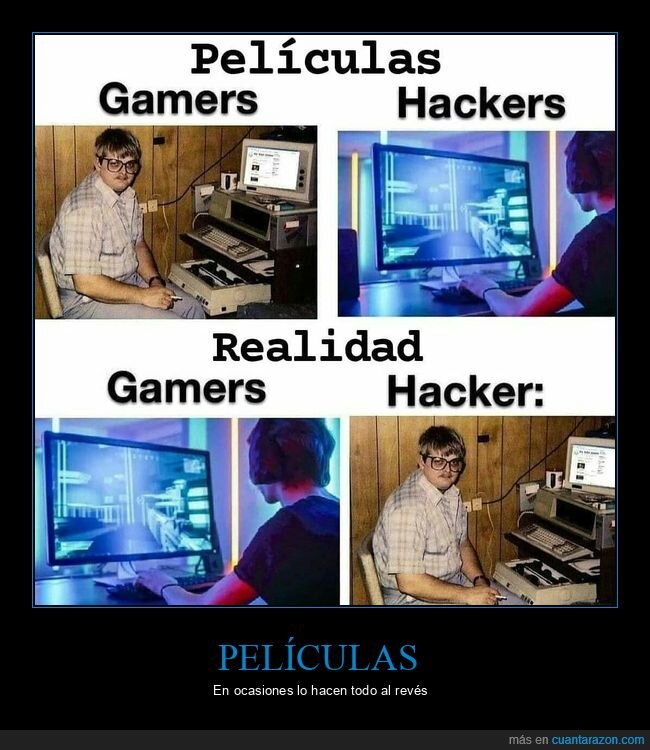 gamers,hackers,películas,realidad