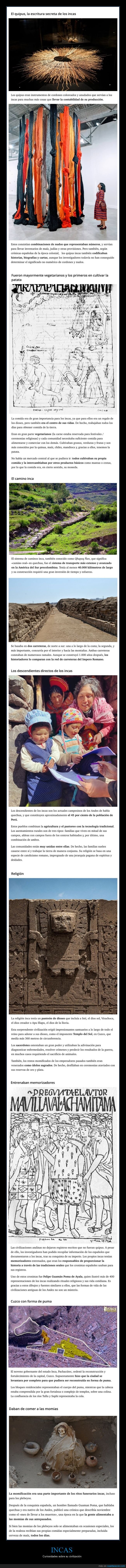 incas,curiosidades