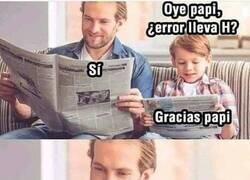 Enlace a ¿Con H o sin H?