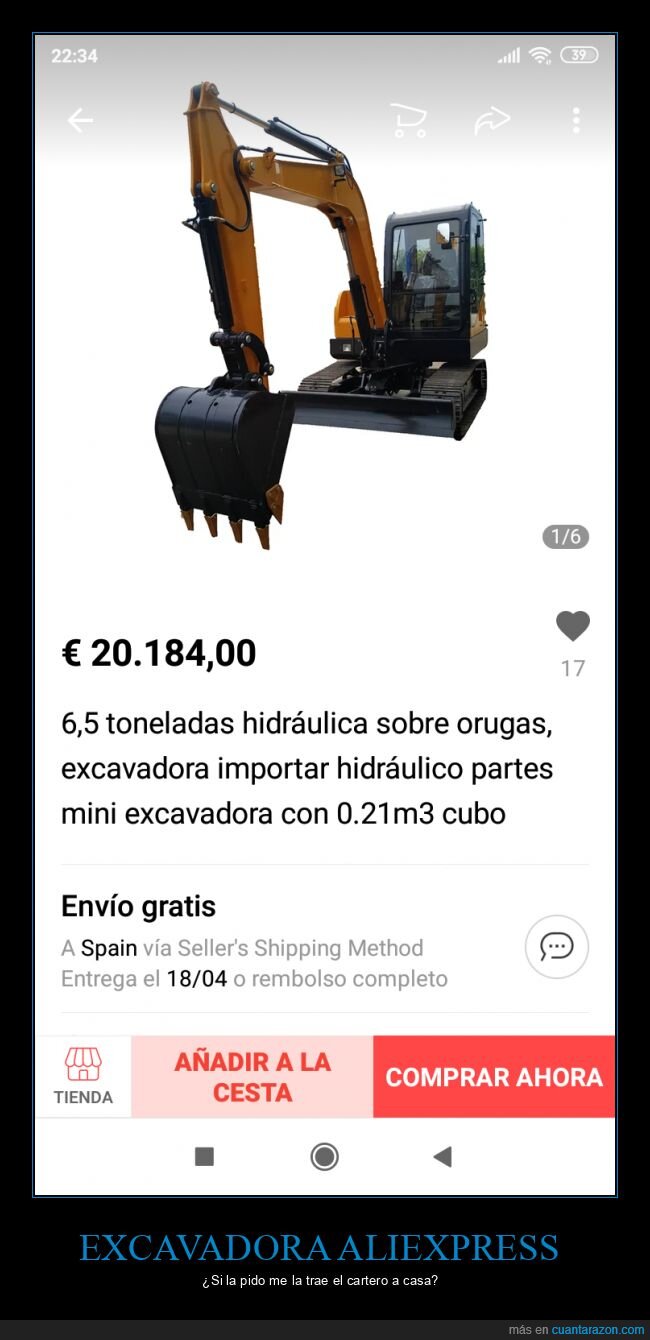 excavadora,aliexpress,wtf