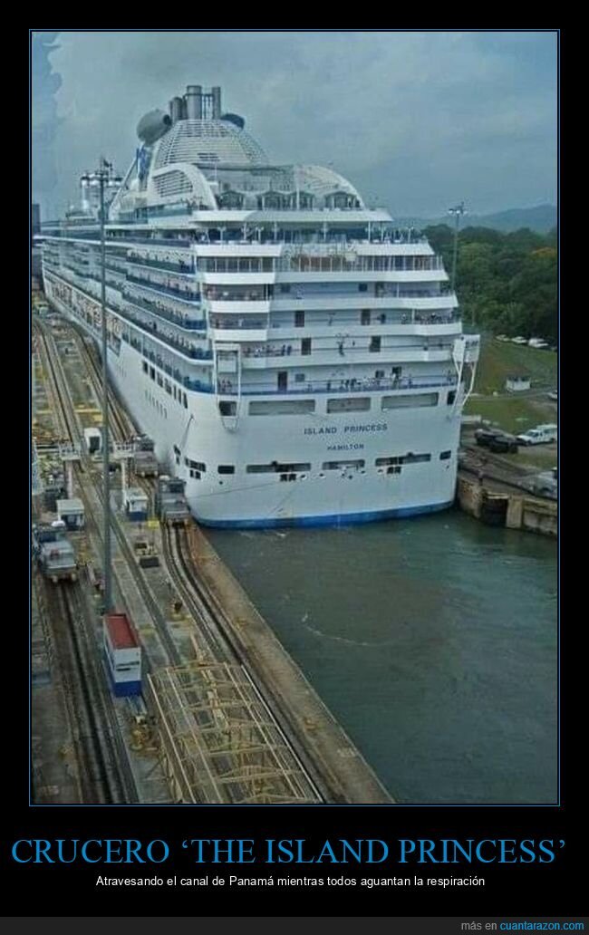 crucero,canal de panamá,cruzando