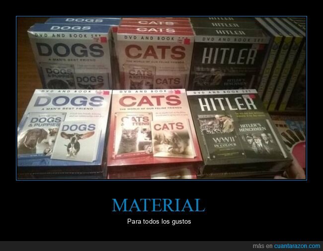 libros,perros,gatos,hitler