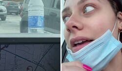 Enlace a Esta mujer grabó a un desconocido dejando una botella de agua sobre su coche, y otra mujer le explica que es una táctica usada por los traficantes de personas