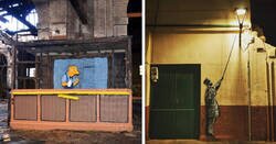 Enlace a Obras ingeniosas de OakOak que acercan la cultura pop a las calles