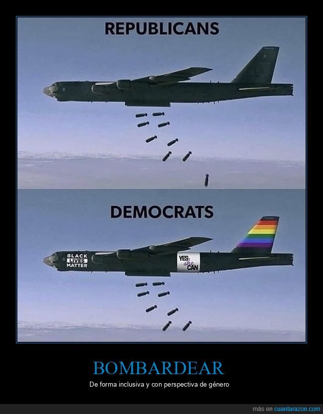 republicanos,demócratas,bombardeos