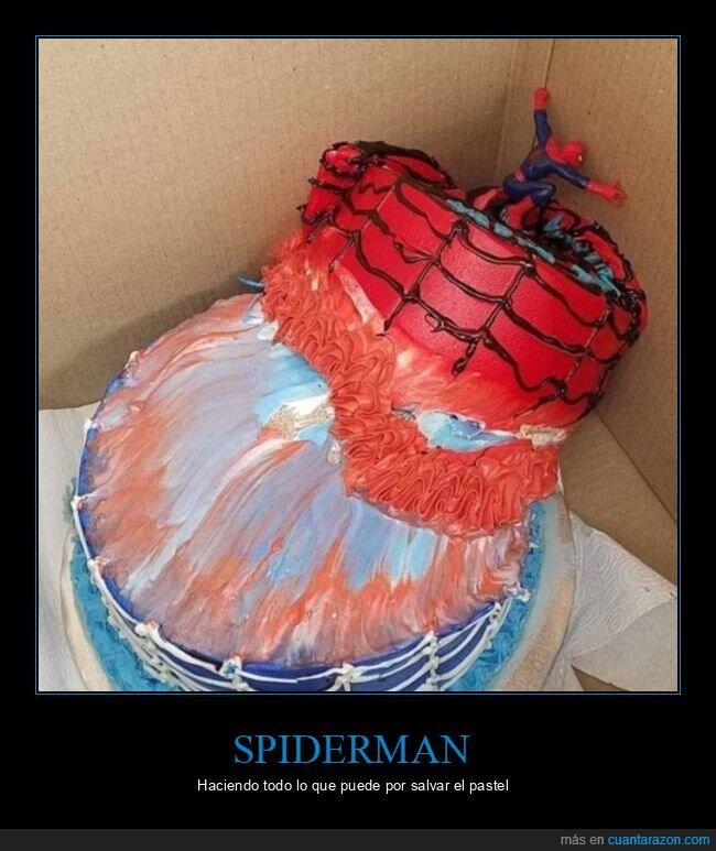 spiderman,pastel,fails