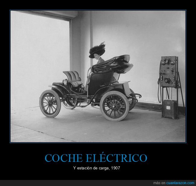 coche eléctrico,1907,retro