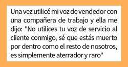 Enlace a Personas comparten historias de falsas gentilezas en sus trabajo del sector servicios