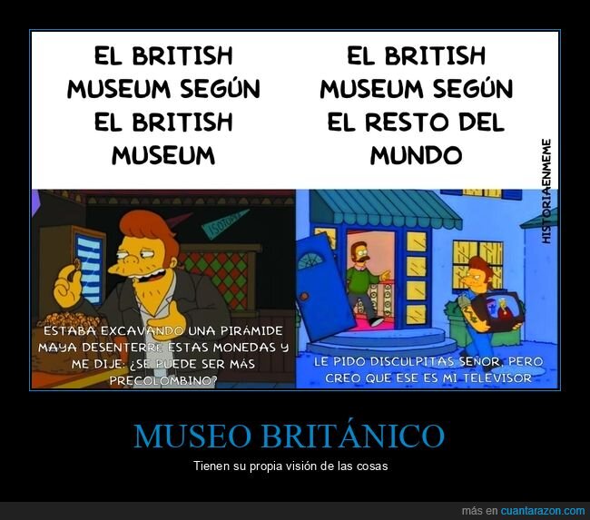 museo británico,simpsons