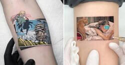 Enlace a Tatuajes del artista que te permite llevar tu cómic o película favoritos sobre la piel