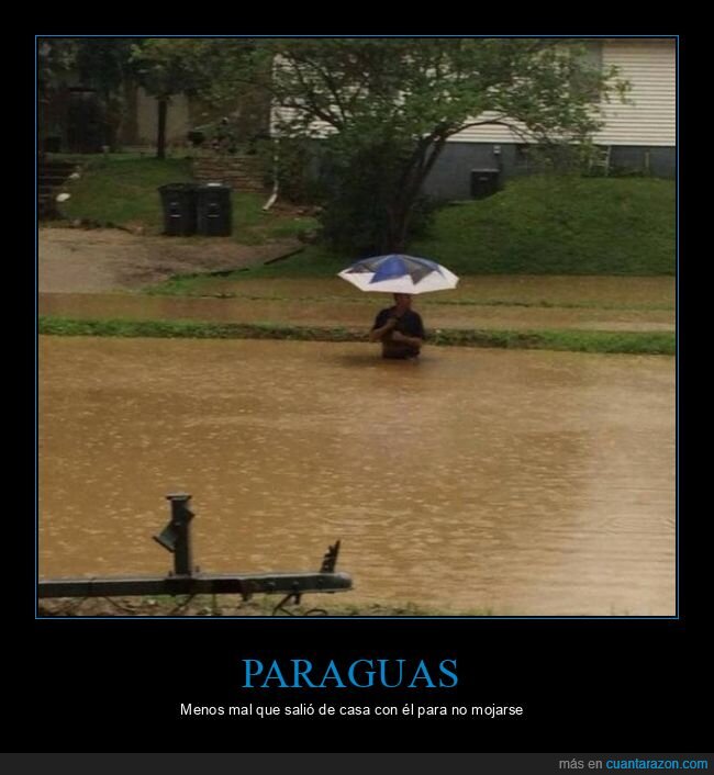 paraguas,inundación,wtf