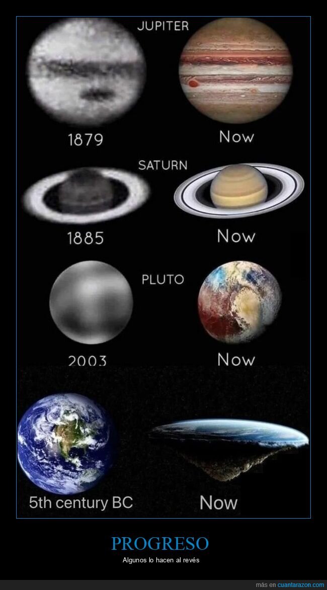 planetas,terraplanistas
