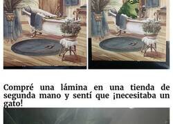 Enlace a Artistas que mejoraron cuadros de tiendas de 2ª mano con sus pinceles