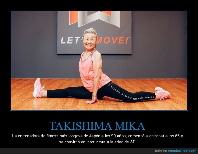 takishima mika,abuela,fitness