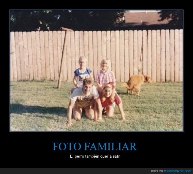 familia,fotophotobomb,perro