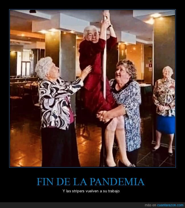 pole dance,ancianos,falta mucho,pandemia