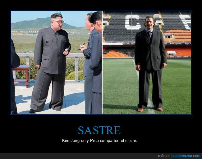 sastre,traje,Kim Jong-un,Pizzi,compartir