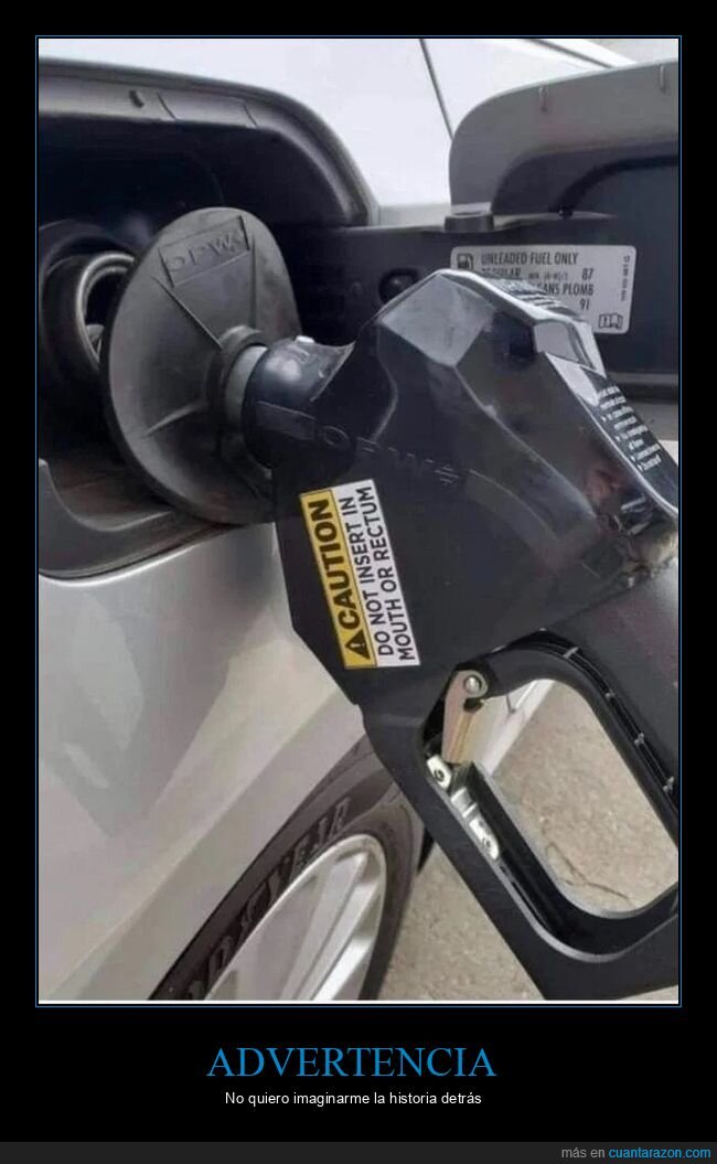 advertencia,boca,gasolinera,manguera,recto,wtf