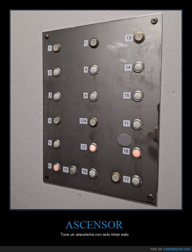 ascensor,botones,pisos,wtf