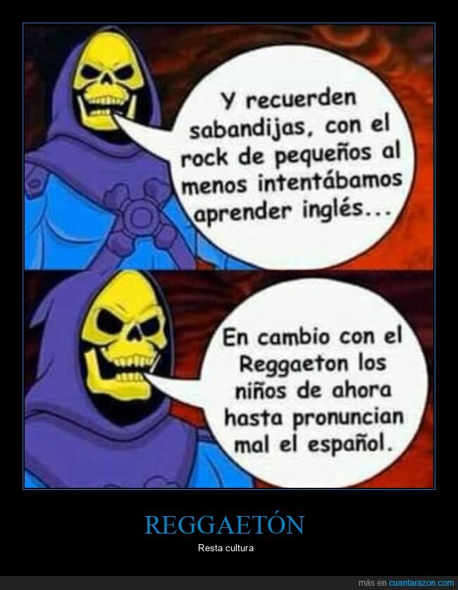 skeletor,rock,reggaetón,inglés,español