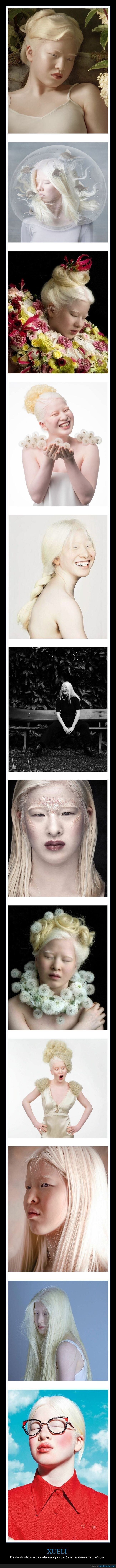 xueli,abandonada,albina,modelo