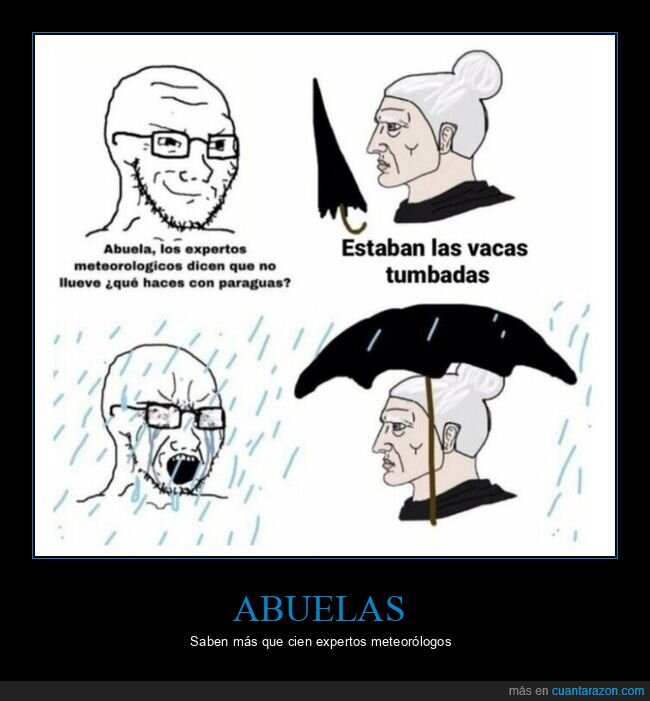 abuela,llover,paraguas