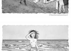 Enlace a Esta artista hace ilustraciones en las que el rol de los humanos y los animales está invertido