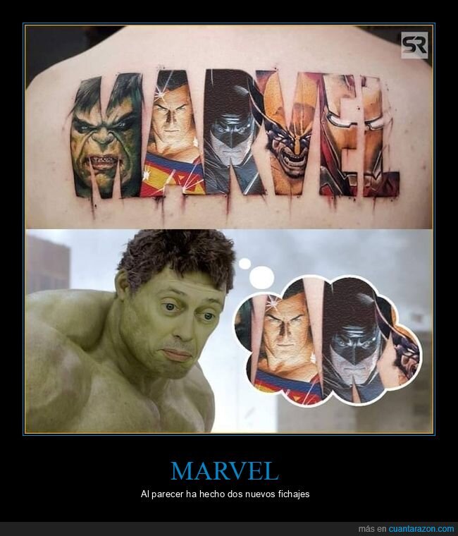 batman,fails,marvel,superman,tatuaje