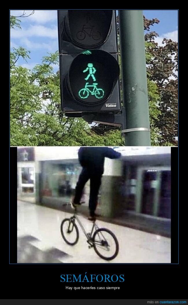 semáforo,bicicleta