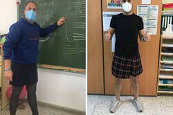 Enlace a Estos profesores se pusieron falda en clase para protestar por la expulsión de un estudiante