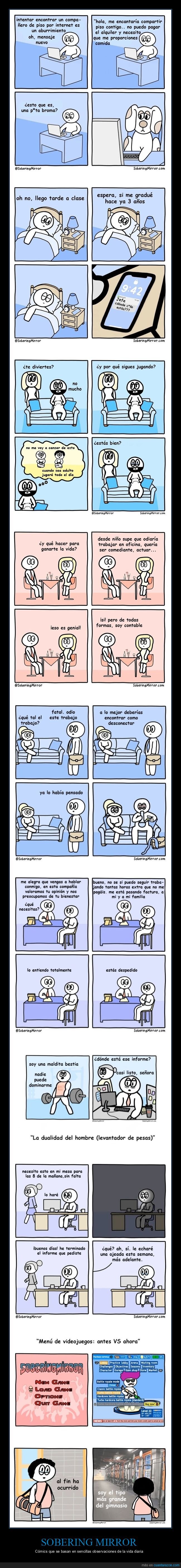 sobering mirror,cómics