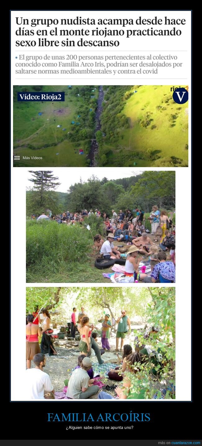 familia arcoíris,guardia civil,hippies