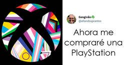 Enlace a Internet demostró a un tipo que desaprueba el nuevo logo arco iris de Xbox que no encontrará una empresa que no apoye al colectivo LGBTQ+