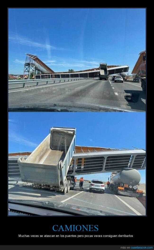 camión,puente,fails