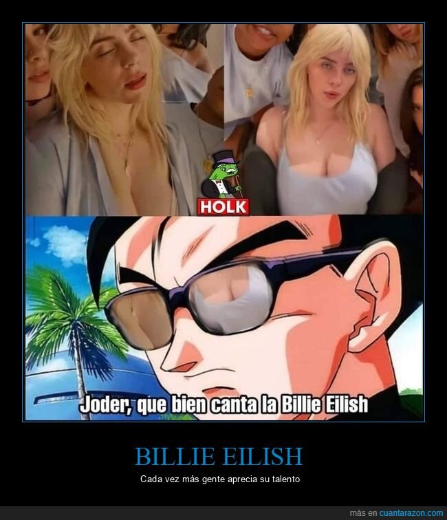 billie eilish,cantar,dragon ball