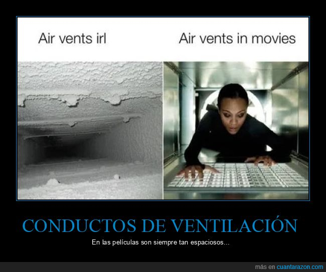 conductos de ventilación,películas,realidad