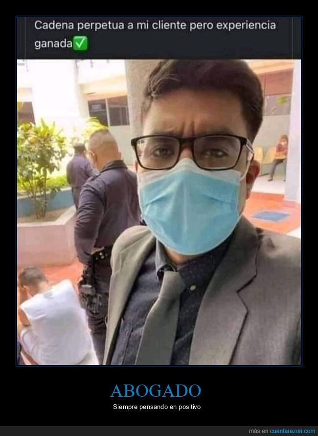 abogado,cadena perpetua,experiencia