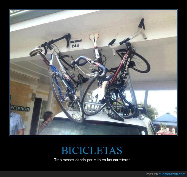 bicicleta,coches,fails,puente