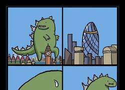 Enlace a Godzilla en Londres