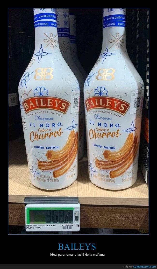 baileys,churros,wtf