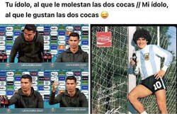 Enlace a Dos futbolistas muy diferentes