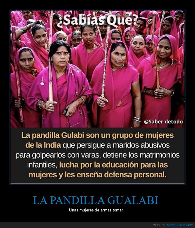 pandilla gualabi,mujeres,india,maridos