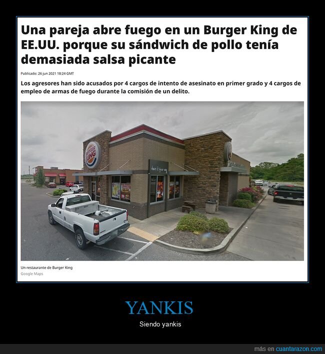 burger king,pareja,tiroteo,wtf