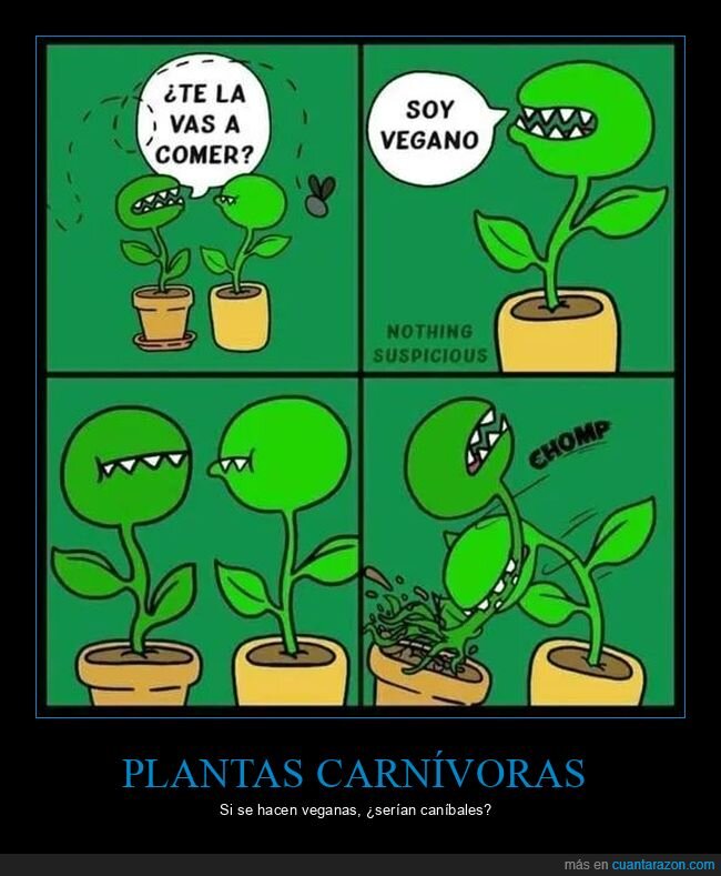 comer,planta carnívora,vegano