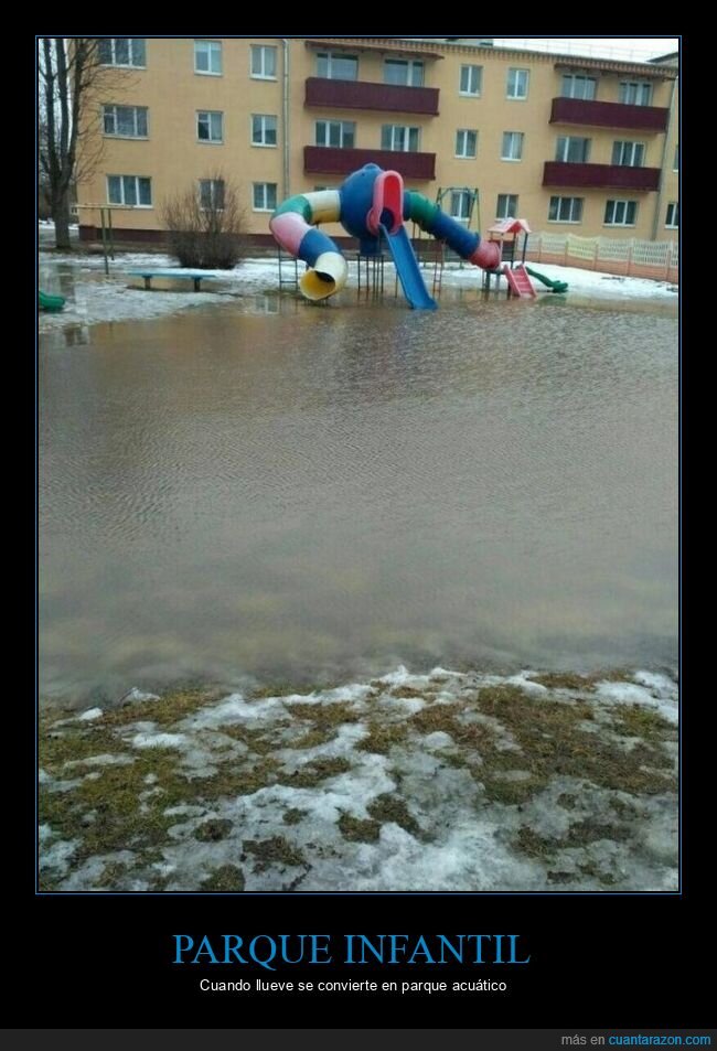 parque,inundación