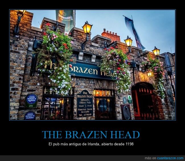 the brazen head,pub,irlanda,antiguo,curiosidades