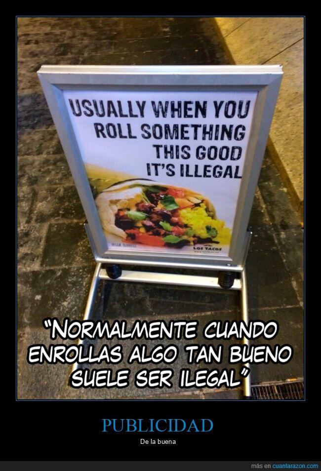 burrito,enrollar,ilegal