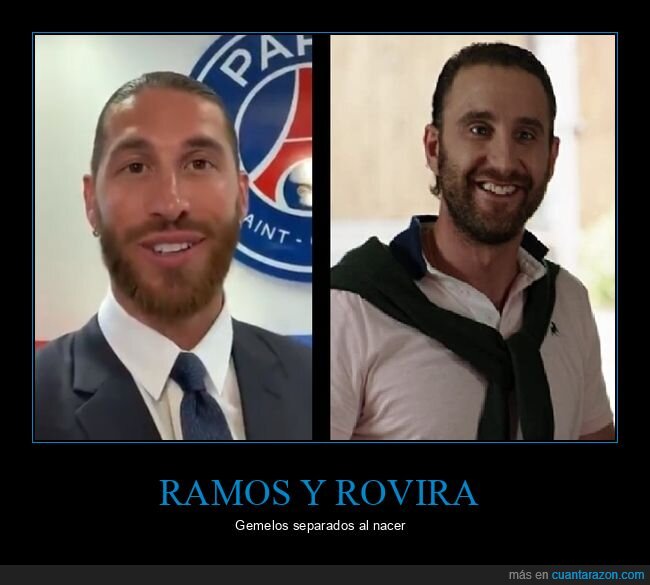 sergio ramos,dani rovira,parecidos